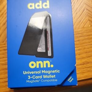 ONN Universal Magnetic 3-Card Wallet